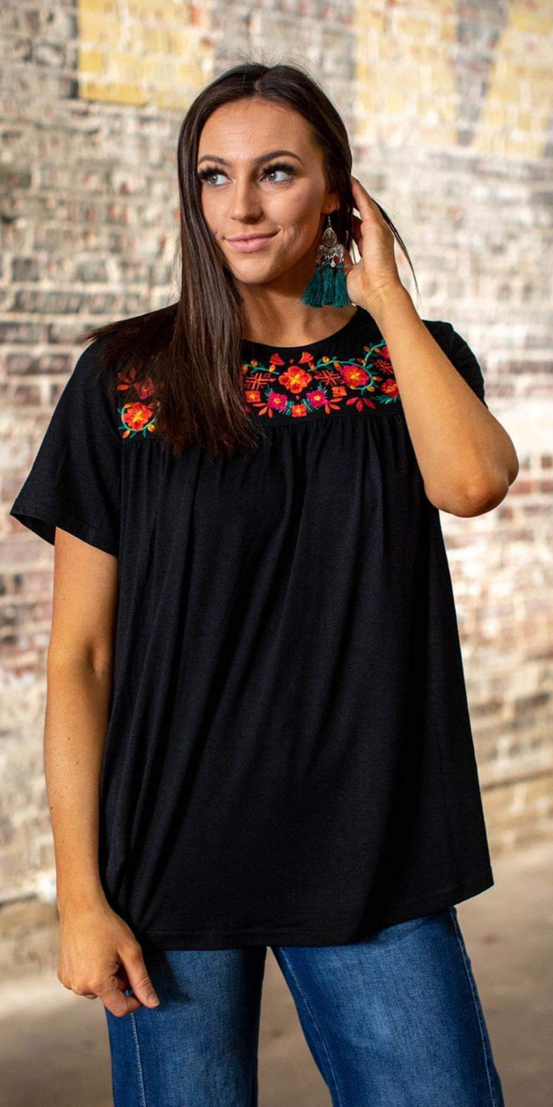 Chandler Embroidered Top