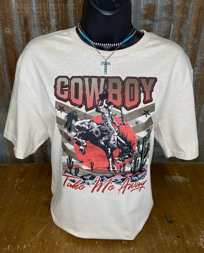 Cowboy Take Me Away Tee - Also in Plus Size