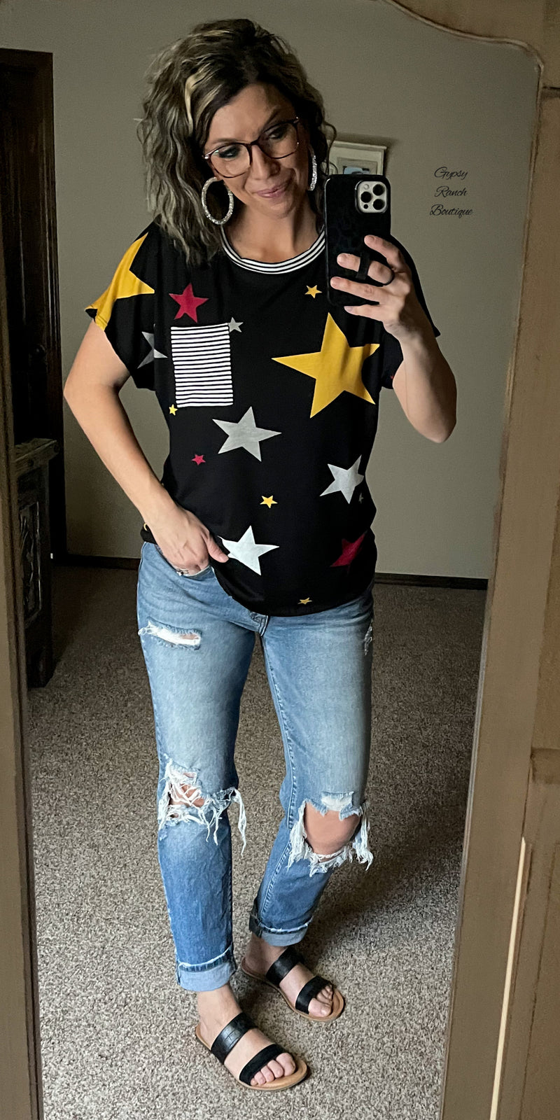 Over the Stars Top - Also in Plus Size