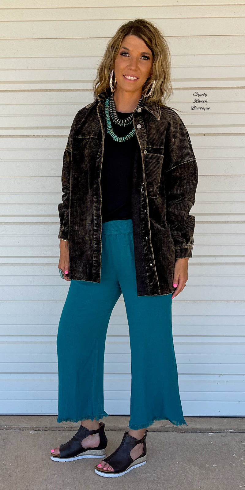 My Favorite Teal Pants - Also in Plus Size