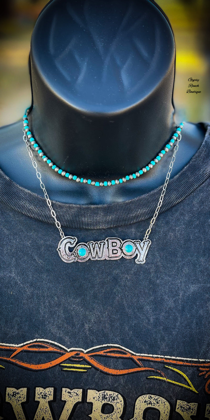COWBOY Turquoise Necklace