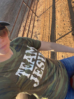 Team Jesus in Camo Top - Also in Plus Size