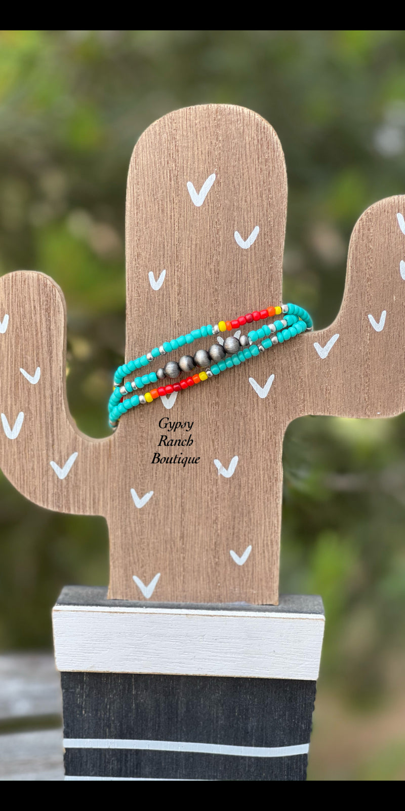 Biloxi Beaded Stretch Bracelet
