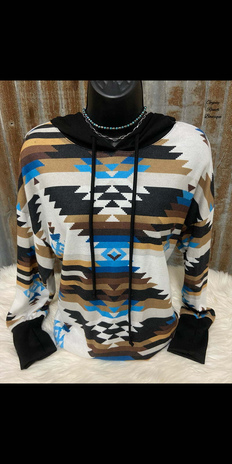 Connor Aztec Pullover Top - Also in Plus Size