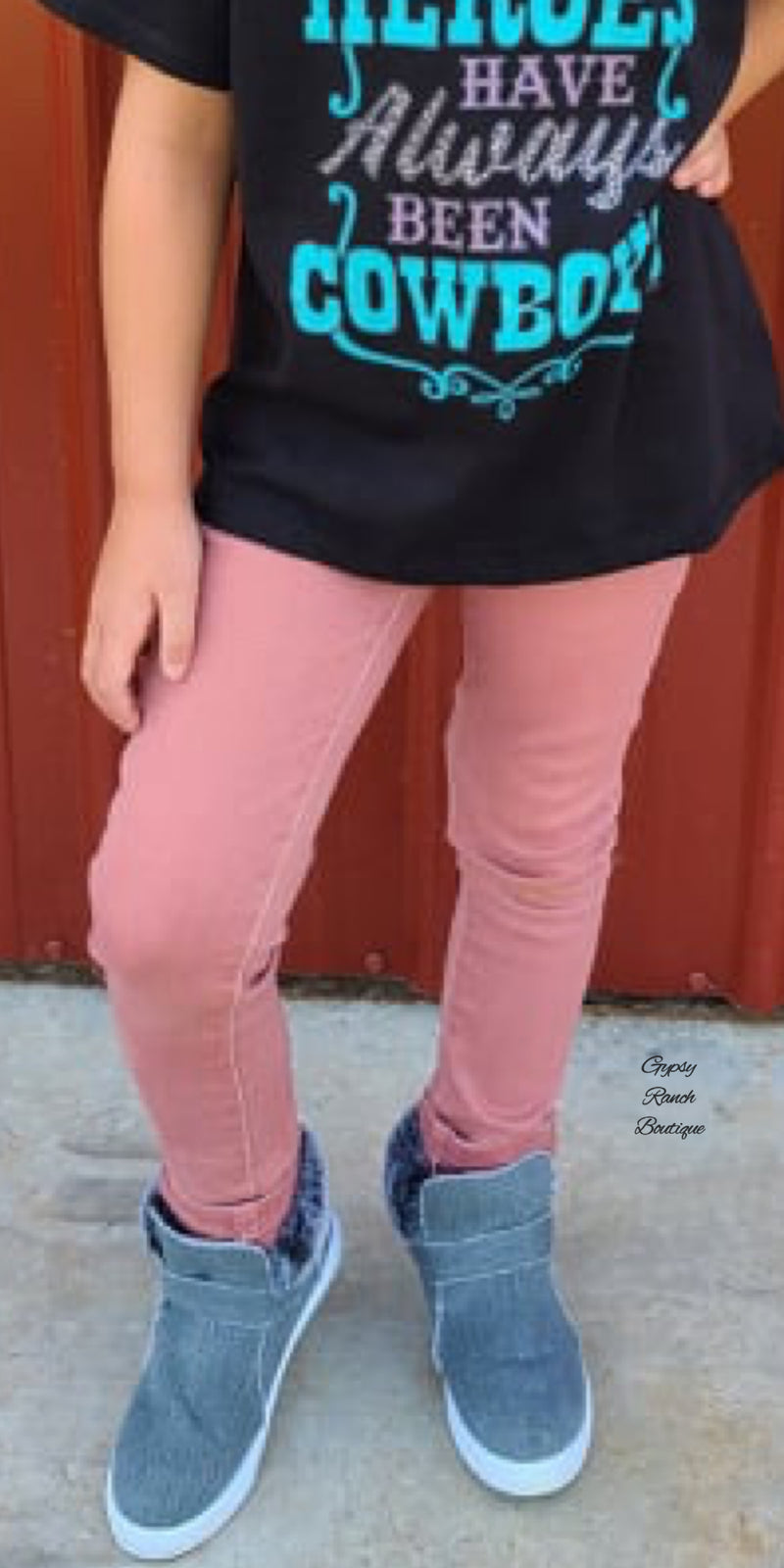 Lyric Mauve Kids Jeans