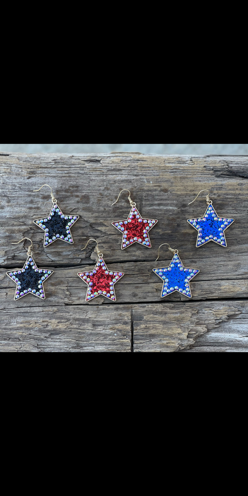 Star Bright Glitter Earrings