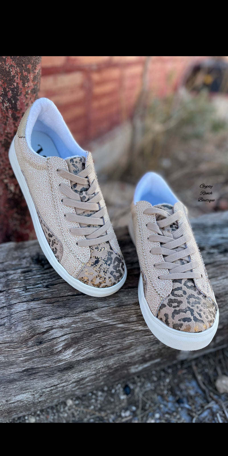 Timeless Twist Leather Leopard Gypsy Jazz Shoes