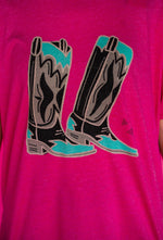 Rhinestone Cow-girl Tee - Also in Plus Size