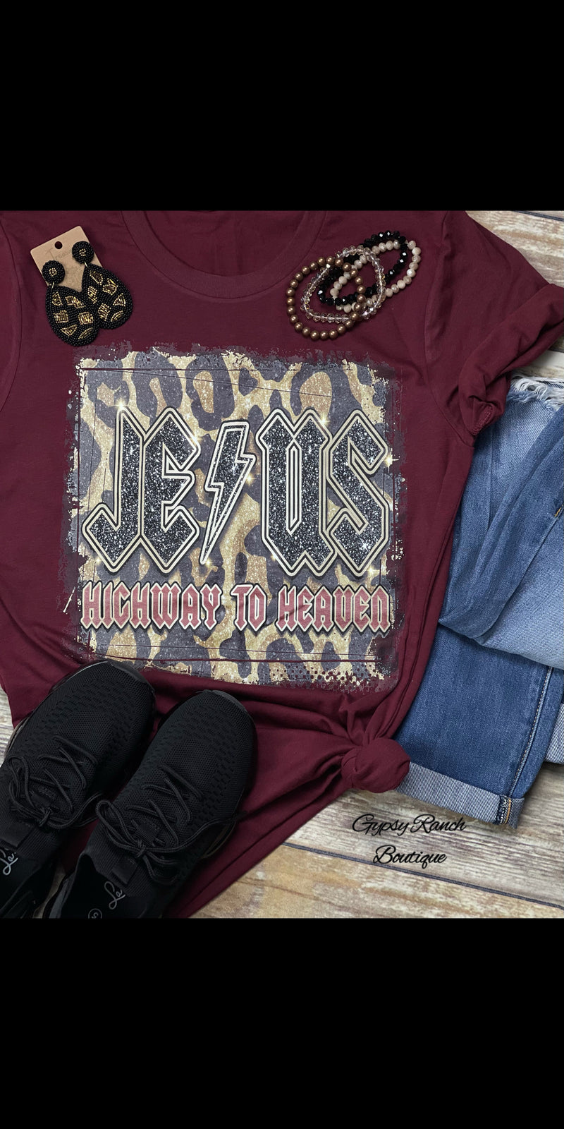 Jesus Highway to Heaven Top - Also in Plus Size