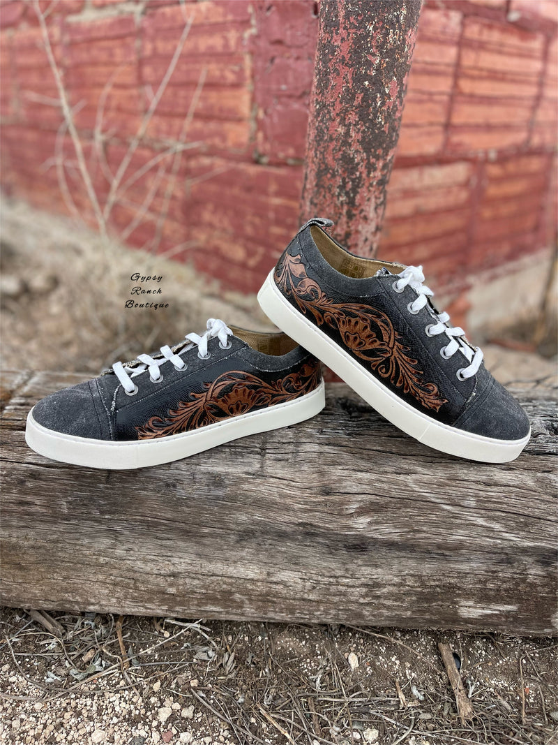 Bandera Tooled Leather Shoes