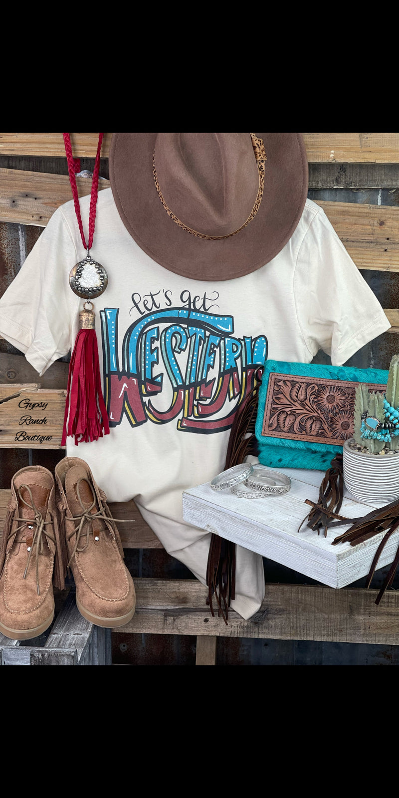 Let’s Get Western Tee - Also in Plus Size
