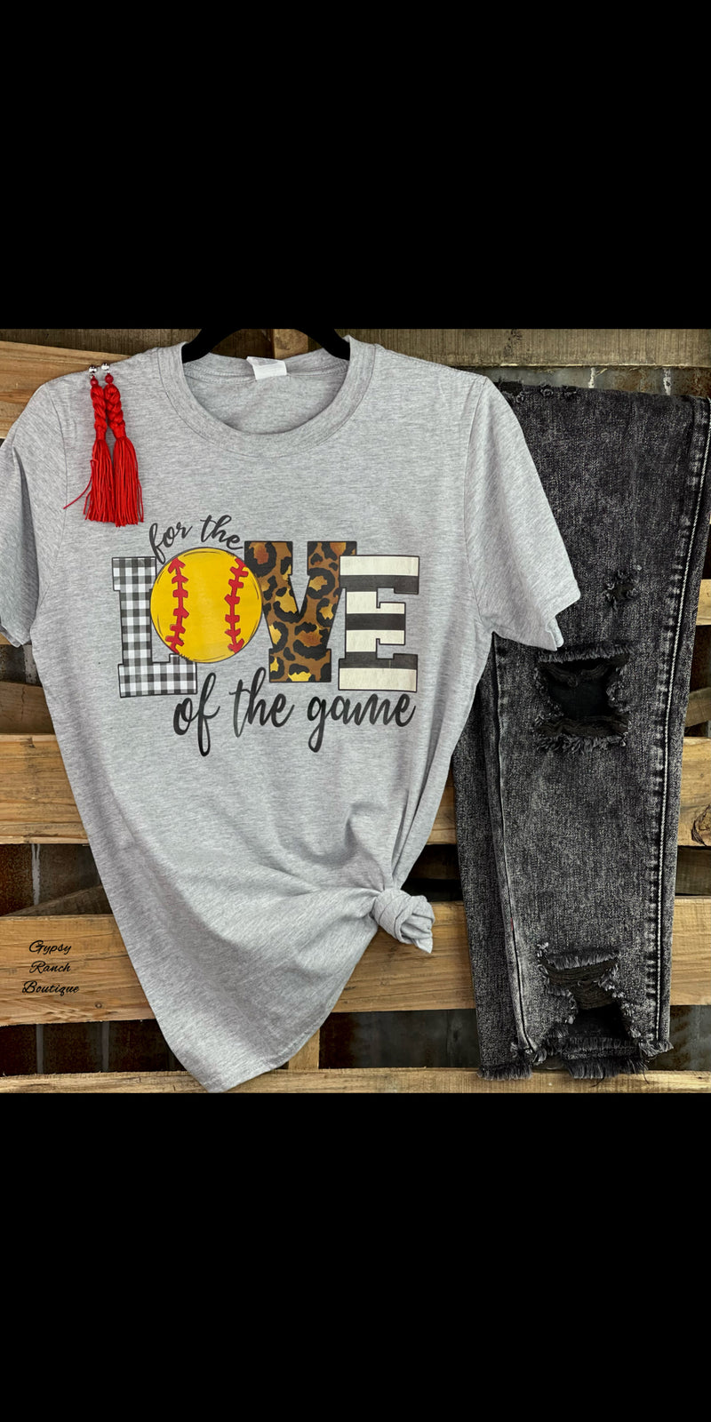 For the L🥎VE of the Game Softball - Also in Plus Size