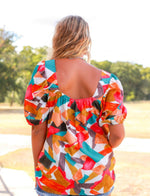 Fractal Fashion Geometric Top  - Also in Plus Size