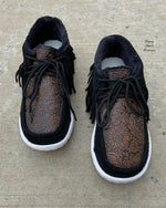 Friona Fringe Tooled Gypsy Jazz Shoes