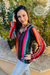 Better Than One Reversible Leather & Serape Top - Also in Plus Size