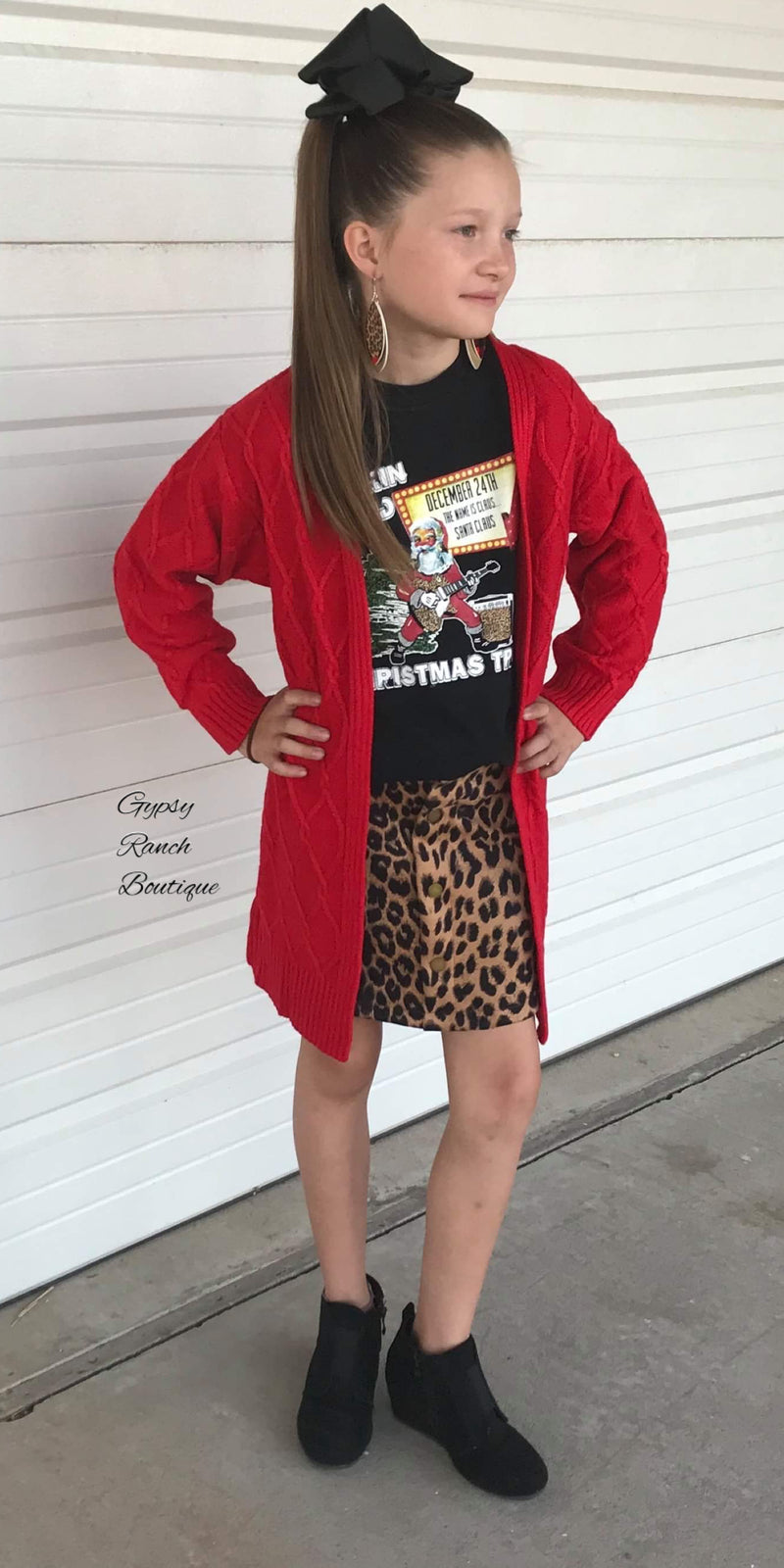 No Limits Kids Leopard Skirt