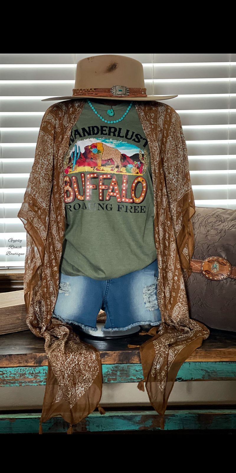Reen Paisley  Kimono - Also in Plus Size