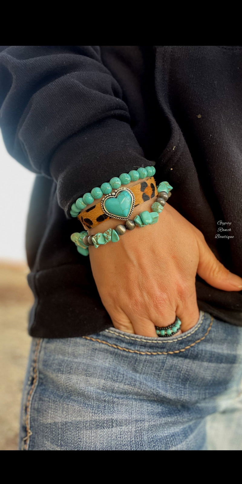 Hico Leopard Turquoise Bracelet Collection