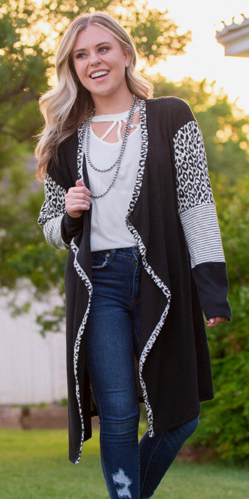 Uptown Leopard Cardigan - Also in Plus Size
