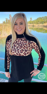 Kitlee Leopard Pullover - Also in Plus Size