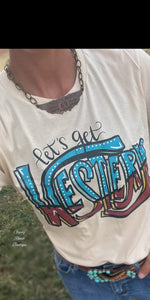 “Hell On Wheels” Stamped Necklace