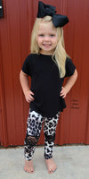 Kids Leopard Lace Leggings