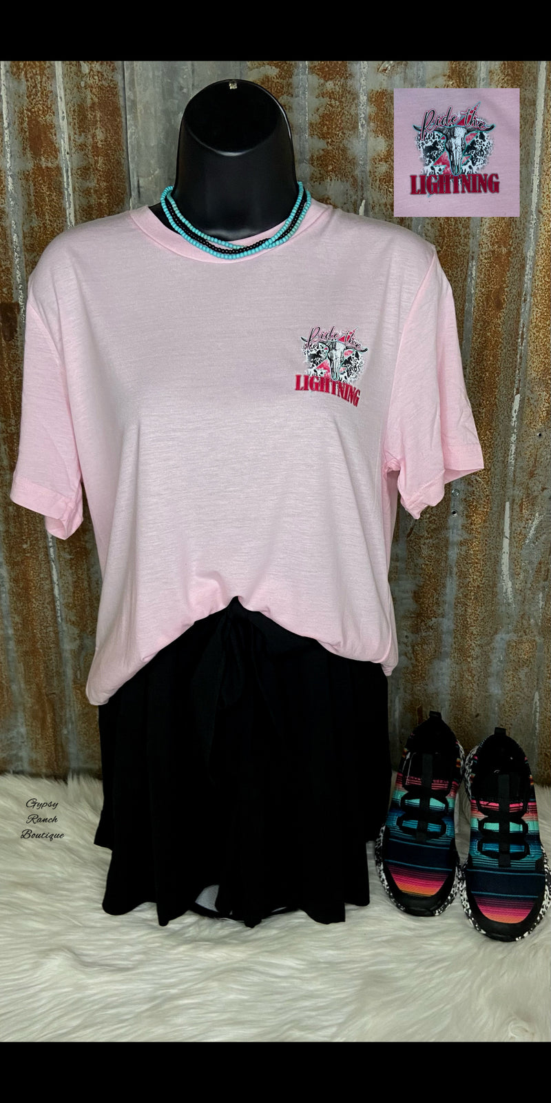 Ride the Lightning Tee - Also in Plus Size