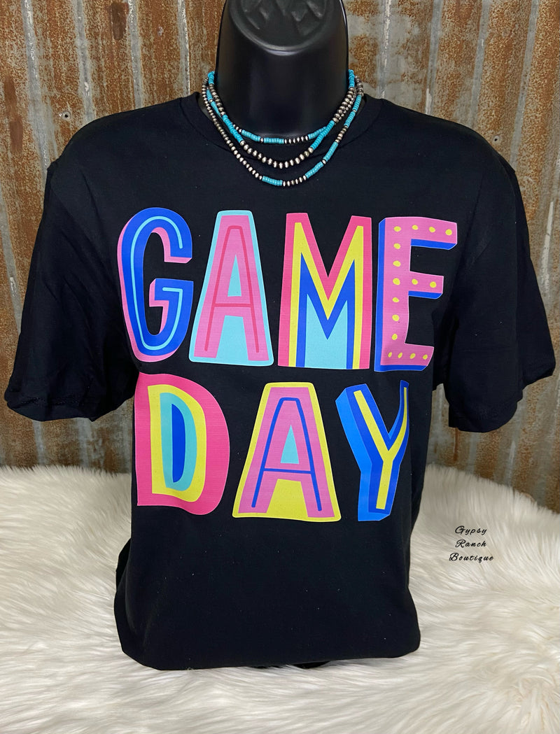 GAME DAY Colorful Top - Also in Plus Size