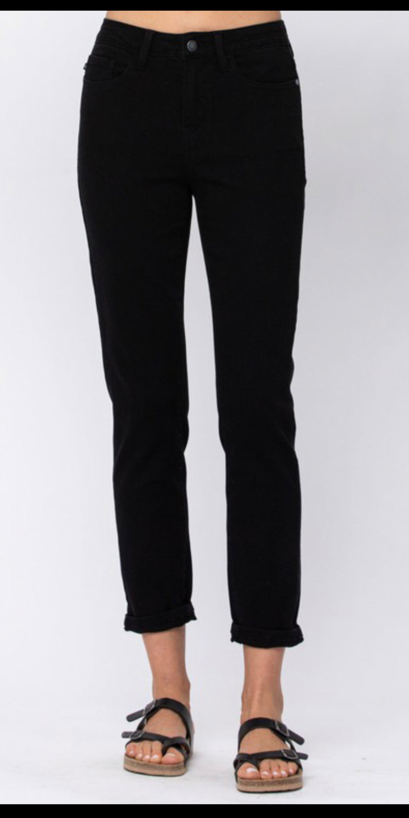 Hickory Creek Black Boyfriend Judy Blue Jeans