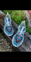 The Brigham Turquoise Gypsy Jazz Shoes