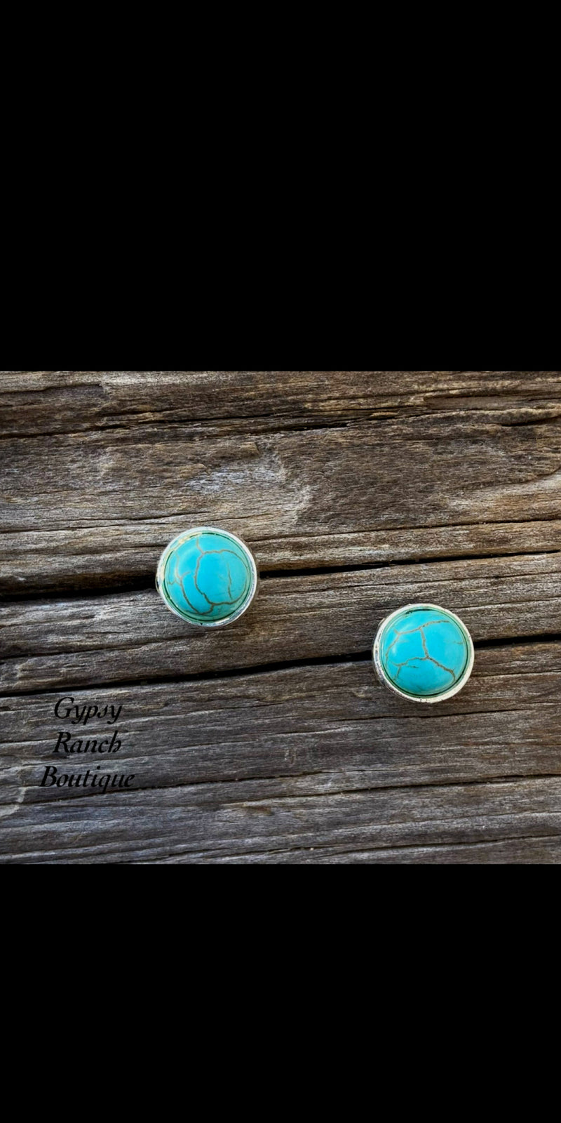 Lost Road Turquoise Stud Earrings
