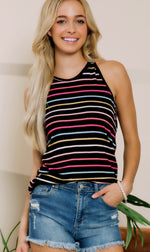Berkshire Hills Criss Cross Tank Top - Also in Plus Size